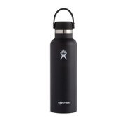 Hydro Flask Black 21oz Standard Mouth Water Bottle